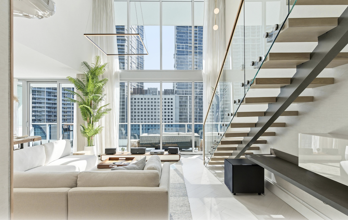 Renovated kitchen with bohemian mid-century styling